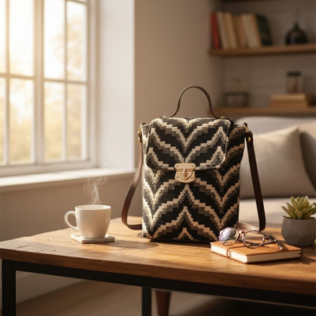 Stylish Double Handle Sling Bag for Everyday Use 156